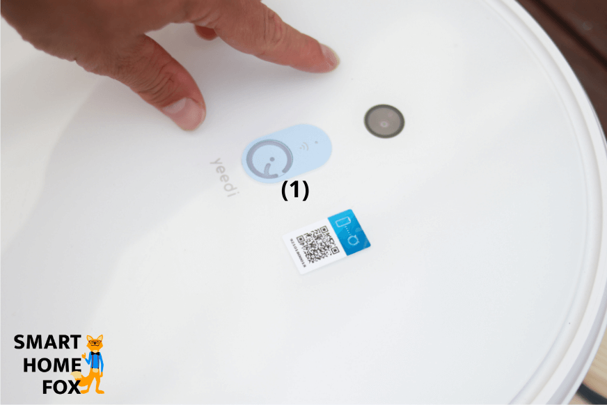 aspirateur robot yeedi mop station bouton controle